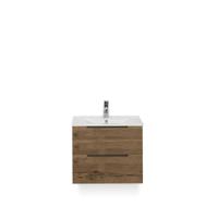 Seville Badmeubelset 60 cm - Tabacco Edge greep - Wastafel Enjoy - thumbnail