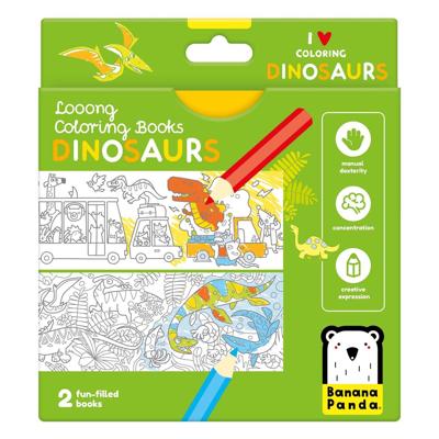 Banana Panda - kleurboekje ik hou van kleurplaten met dinosaurussen