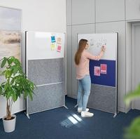 Maul 9603095 Scheidingswand Zilver, Donkergrijs - thumbnail