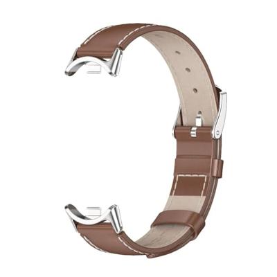 Echt leren bandje - Bruin - Xiaomi Smart Band 8 & 9 Echt leren bandje - Bruin - Xiaomi Smart Band 8 & 9