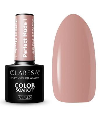 Claresa uv/led gellak 5ml perfect nude 1 Claresa uv/led gellak 5ml perfect nude 1