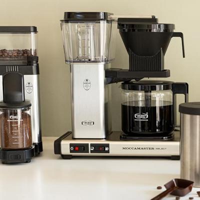 Moccamaster KBG SELECT Koffiefilter apparaat Grijs - thumbnail