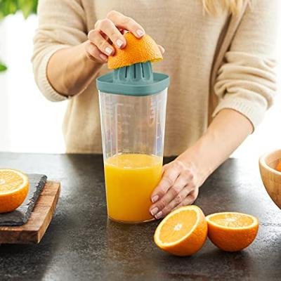 Rotho shaker met pers 1 l loft mistletoe groen Rotho shaker met pers 1 l loft mistletoe groen