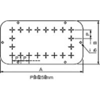 Schneider Electric NSYTLE Kabeldoorvoering Plaatdikte (max.): 1.5 mm Staal Grijs-wit (RAL 7035) 1 stuk(s) - thumbnail