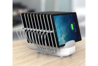 10-poorts USB-oplaadhub voor tafelblad - thumbnail