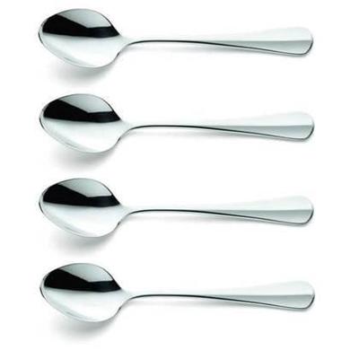 Amefa Baguette Koffielepel 4 Stuks Zilver