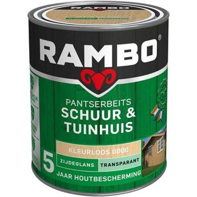 Pantserbeits schuur en tuinhuis zg tr. 0000 0,75l Rambo - Rambo Pantserbeits schuur en tuinhuis zg tr. 0000 0,75l Rambo - Rambo