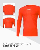JAKO 6455 Longsleeve Comfort 2.0 - Flame - XXS - thumbnail