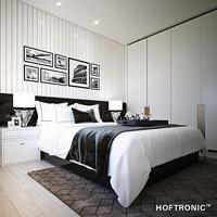 Set van 3 Miro LED inbouwspots - GU10 4 Watt 345 Lumen - 6500K Daglicht wit - Dimbaar - Rond - Kantelbaar - IP20 Voor binnen - Zwart - thumbnail