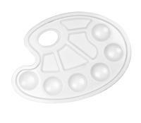 Verfpalet Collall kunststof met 10 vakjes wit - thumbnail