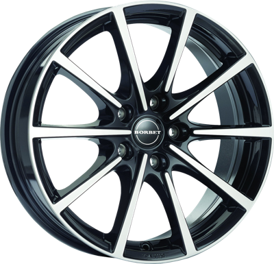 BORBET BL5 black polished BORBET BL5 black polished
