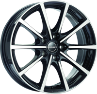 BORBET BL5 black polished - thumbnail