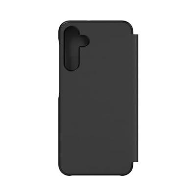 Custodia protettiva a portafoglio con cerniera progettata per Samsung Galaxy A05s, nera