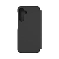 Custodia protettiva a portafoglio con cerniera progettata per Samsung Galaxy A05s, nera - thumbnail