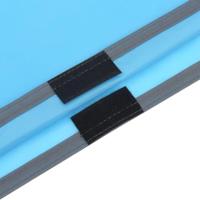 VidaXL Regenponcho met capuchon 2-in-1 ontwerp 223x145 cm blauw - thumbnail