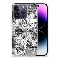 Silicone Back Case Apple iPhone 14 Pro Skulls Angel - thumbnail