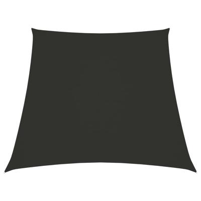 VidaXL Zonnezeil trapezium 2/4x3 m oxford stof antracietkleurig VidaXL Zonnezeil trapezium 2/4x3 m oxford stof antracietkleurig