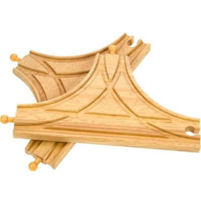 Bigjigs houten rails - t-splitsing, 2st.