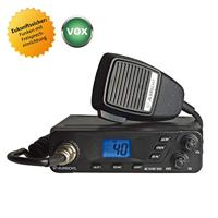 Albrecht AE 6199 VOX CB-radio met handsfree, 12699.01, automatische squelch (ASQ), groothoek LCD-display incl. 6 pol. microfoon - thumbnail