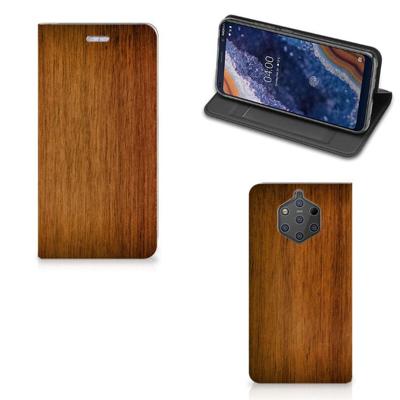 Nokia 9 PureView Book | Wallet Case | Donker Hout