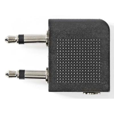 Nedis Mini-jack male (2x) naar mini-jack female stereo adapter
