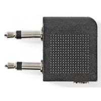 Nedis Mini-jack male (2x) naar mini-jack female stereo adapter - thumbnail