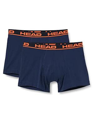 HEAD boxershort basic 2-pack blue / orange-XXL