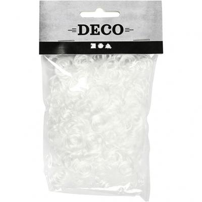 Creativ Company Krulhaar, wit, 15 gr/ 1 doos