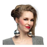 Boland Oorbellen disco fever - thumbnail