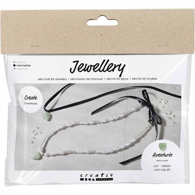 Creativ Company Mini hobbyset sieraden, aventurien hart, helder, 1 doos