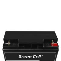 Green Cell Loodaccu 12 V 18 Ah Loodgel (b x h x d) 181 x 167 x 77 mm M5-schroefaansluiting Cyclusbestendig, Onderhoudsvrij - thumbnail