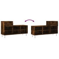 VidaXL Schoenenkast 102x36x60 cm bewerkt hout gerookt eikenkleurig - thumbnail