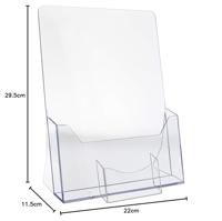 Europel folderhouder, ft A4, met visitekaartbakje - thumbnail