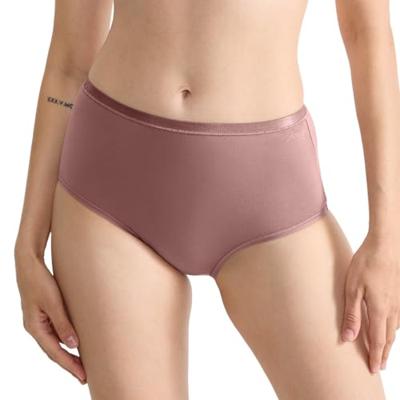 3-pack dames Go maxi slip - Daily biologisch katoenen taille slips - Duurzame onderbroeken - M - Roze | Dames slip - Onderbroek - Ondergoed - M -