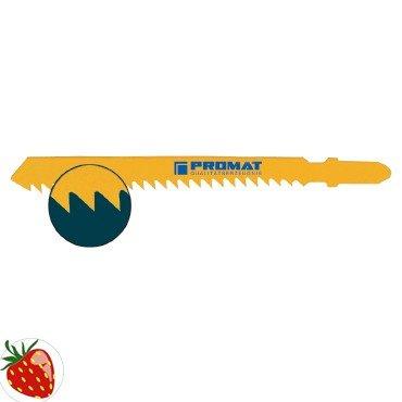 Promat/Tecwerk Decoupeerzaagblad | totale lengte 100 mm | tandverdeling 4 mm dikte 1,27 mm | HCS | 5 stuks / kaart - 4000814654 Promat/Tecwerk Decoupeerzaagblad | totale lengte 100 mm | tandverdeling 4 mm dikte 1,27 mm | HCS | 5 stuks / kaart - 4000814654