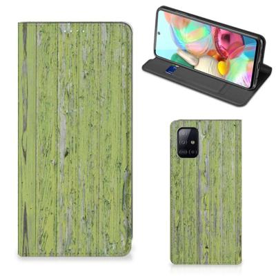 Samsung Galaxy A71 Book | Wallet Case | Green Wood Samsung Galaxy A71 Book | Wallet Case | Green Wood