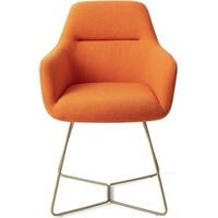 Jesper Home Kinko eetkamerstoel Tangerine beehive gold - thumbnail