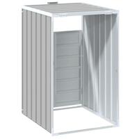 Containerberging voor 1 container 72x81x115 cm staal grijs - thumbnail