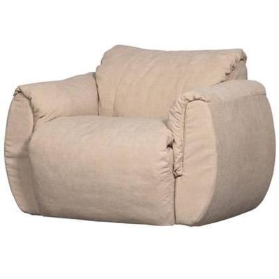 Woood Baggy draaifauteuil chenille Zand