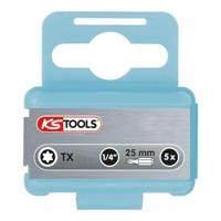 KS Tools 910.2321 9102321 Torx-bit T 25 RVS V2A Roestvast C 6.3 5 stuk(s) - thumbnail