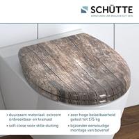 Schutte Duroplast WC-bril OLD WOOD met soft-close en quick-release
 82368 - thumbnail