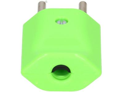 Max Hauri AG 132610 Zwitserse stekker, kunststof, 250 V, groen