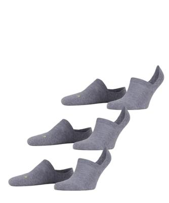 FALKE 3-paar unisex Footies die niet afzakken - Cool Kick - Kousenvoetjes voor dames en heren - Sokken in loafers - Anti-slip