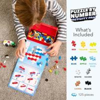 Brandunit Plus plus puzzel met nummers van vliegtuigen - thumbnail