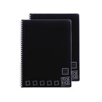 PK2 Collegeblok pp lijn sp 23r zwar - thumbnail