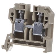 Weidmüller 0443760000 Doorgangsserieklem Schroeven Beige, Geel 100 stuk(s) - thumbnail