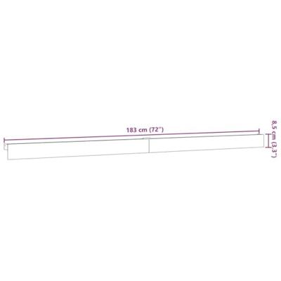 Beslagset schuifdeur 183 cm aluminiumlegering zilverkleurig - thumbnail