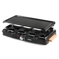 Raclette apparaat - DOMO - DO9262G - 8 personen - Kooksteen - Grill - 1400 W - thumbnail