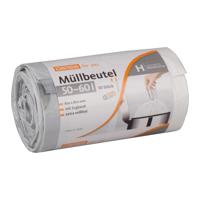 Afvalzakken (pe) wit 61 x 81 cm 28 micron 50-60 liter trekkoord (brabantia code h) | 2 stuks - thumbnail