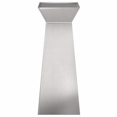 Pilaar Plantenbak Zilver 40 x 40 x 100 cm